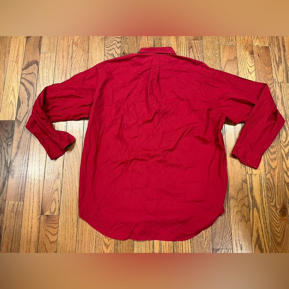 Ralph Lauren Button Down Up Shirt Long Sleeve Polo Blake XL RL Polo Bear - Picture 6 of 8